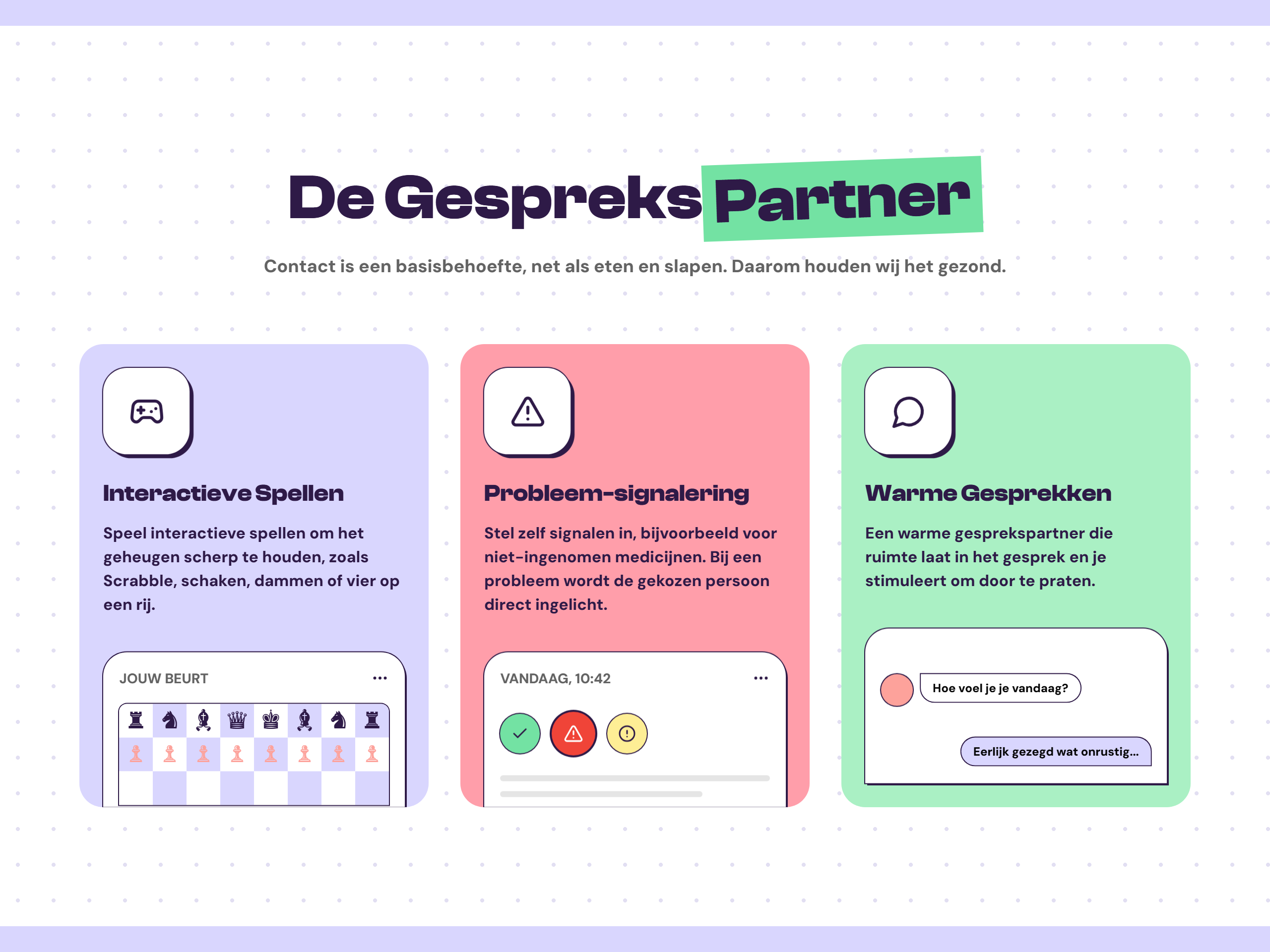 Beeld uit het project Praten is Verbinden